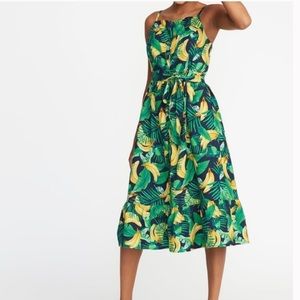 Old Navy Banana Midi Maxi Dress
